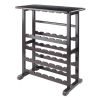 Vinny Wine Rack Espresso