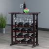 Vinny Wine Rack Espresso