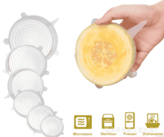 6-piece stretch siliconecover (Option: White-210mm)